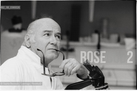 Portrait of Jacques Ruffie le 5 mai 1981  ©Sophie Bassouls/Leemage/Rosebud2