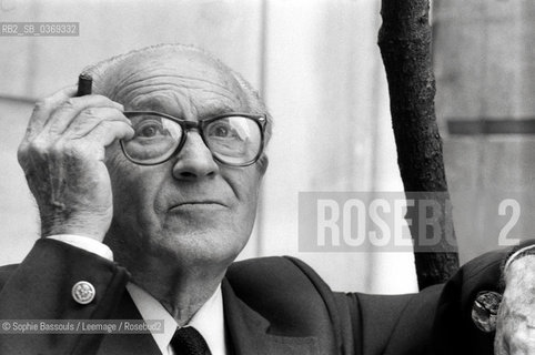 Portrait of Carlo Rim le 7 septembre 1981  ©Sophie Bassouls/Leemage/Rosebud2