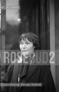 Portrait of Agota Kristof at Paris, le 27 janvier 1986  ©Sophie Bassouls/Leemage/Rosebud2