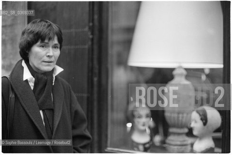 Portrait of Agota Kristof at Paris, le 27 janvier 1986  ©Sophie Bassouls/Leemage/Rosebud2