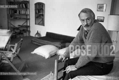 Portrait of Romain Weingarten at Paris, le 19 fevrier 1986  ©Sophie Bassouls/Leemage/Rosebud2