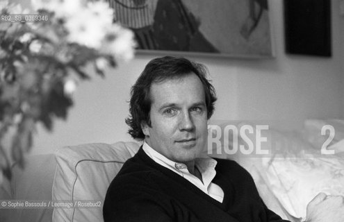 Portrait of William Boyd at London, le 20 fevrier 1986  ©Sophie Bassouls/Leemage/Rosebud2