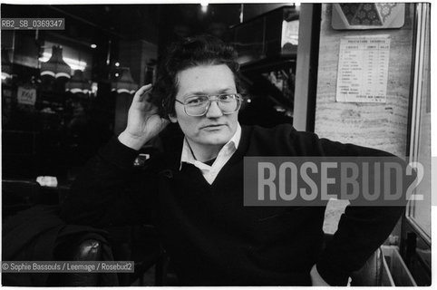 Portrait of Alain Gerber at Paris, le 24 fevrier 1986  ©Sophie Bassouls/Leemage/Rosebud2