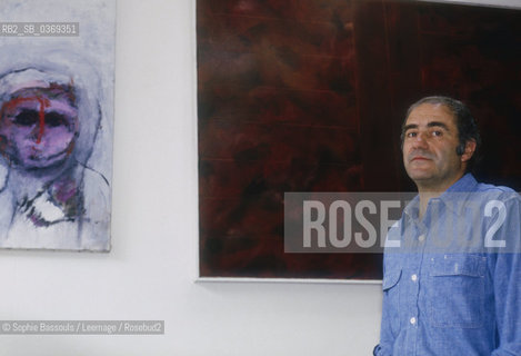 Portrait of Jacques Henric at Paris, le 9 septembre 1985  ©Sophie Bassouls/Leemage/Rosebud2