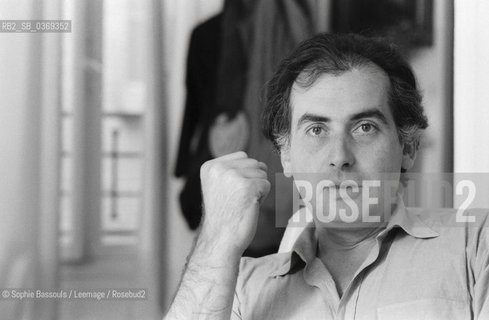 Portrait of Pascal Bonafoux le 3 octobre 1985  ©Sophie Bassouls/Leemage/Rosebud2