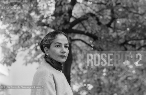 Portrait of Anita Desai le 23 octobre 1985  ©Sophie Bassouls/Leemage/Rosebud2