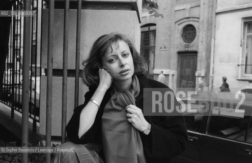 Portrait of Annie Cohen-Solal (Cohen Solal) at Paris, le 7 novembre 1985  ©Sophie Bassouls/Leemage/Rosebud2