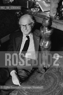 Portrait of Maurice Rheims le 3 mai 1984  ©Sophie Bassouls/Leemage/Rosebud2