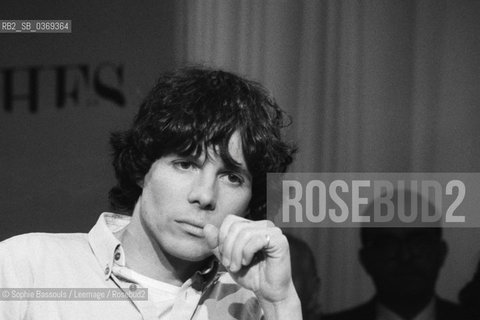 Bernard-Marie (Bernard Marie) Koltes in Television Appearance, (Apostrophes  emission de television) 21 septembre 1984  ©Sophie Bassouls/Leemage/Rosebud2