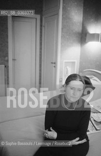 10 Dec 1981, Probably France --- British Novelist and Playwright Doris Lessing  ©Sophie Bassouls/Leemage/Rosebud2