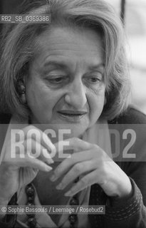 Portrait of Betty Friedan le 4 novembre 1982  ©Sophie Bassouls/Leemage/Rosebud2