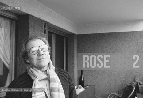 Portrait of Jean Baudrillard le 1 fevrier 1983  ©Sophie Bassouls/Leemage/Rosebud2