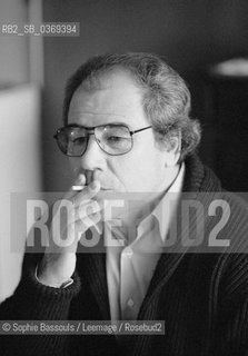 Portrait of Jean Baudrillard le 1 fevrier 1983  ©Sophie Bassouls/Leemage/Rosebud2