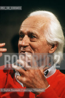 Portrait of Rene Dumont le 1 juillet 1983  ©Sophie Bassouls/Leemage/Rosebud2