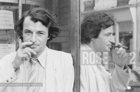 Portrait of Olivier Rolin le 28 septembre 1983  ©Sophie Bassouls/Leemage/Rosebud2