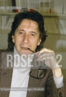 Portrait of Mauricio Wacquez at Paris, le 26 mars 1986  ©Sophie Bassouls/Leemage/Rosebud2