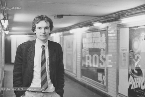 Portrait of Gilles Barbedette at Paris, le 14 juin 1985  ©Sophie Bassouls/Leemage/Rosebud2