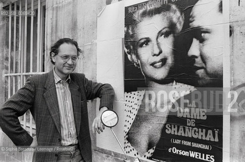 Portrait of Michel Boujut at Paris, le 25 avril 1986  ©Sophie Bassouls/Leemage/Rosebud2