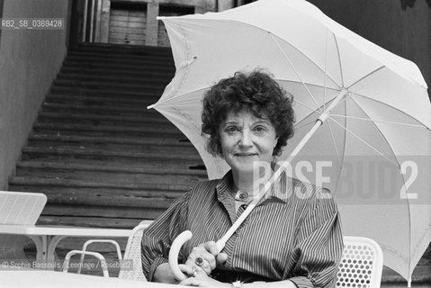 Portrait of Muriel Spark at Arezzo, le 28 mai 1986  ©Sophie Bassouls/Leemage/Rosebud2