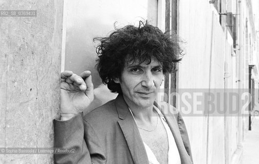 Portrait of Hubert Haddad at Paris, le 27 juin 1986  ©Sophie Bassouls/Leemage/Rosebud2