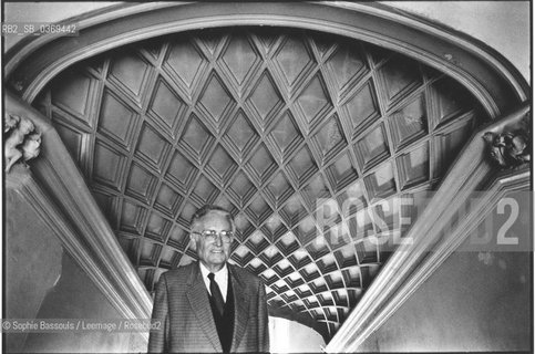 Portrait of Andre Castellot le 1 octobre 1986  ©Sophie Bassouls/Leemage/Rosebud2