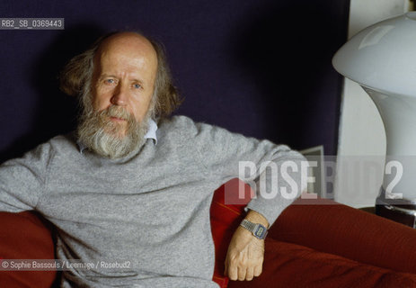 Portrait of Hubert Reeves at Paris, le 21 octobre 1986  ©Sophie Bassouls/Leemage/Rosebud2