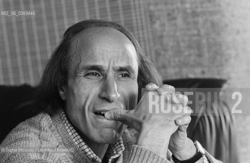 Portrait of Rachid Boudjedra at Paris, le 24 janvier 1987  ©Sophie Bassouls/Leemage/Rosebud2