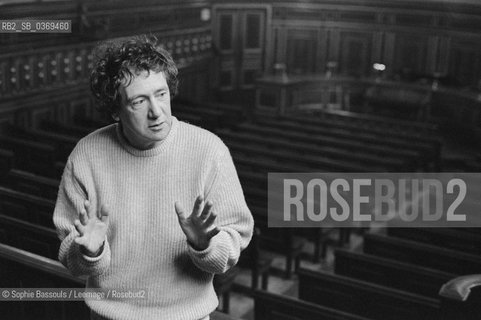 Portrait of Kenneth White at Paris, le 29 janvier 1987  ©Sophie Bassouls/Leemage/Rosebud2