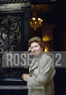 Portrait of Phyllis-Dorothy James at Paris, le 25 mai 1991  ©Sophie Bassouls/Leemage/Rosebud2