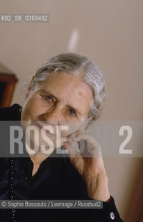 20 Mar 1995 --- DORIS LESSING PUBLISHES HER AUTOBIOGRAPHY  ©Sophie Bassouls/Leemage/Rosebud2