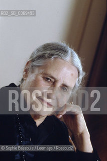 20 Mar 1995 --- DORIS LESSING PUBLISHES HER AUTOBIOGRAPHY  ©Sophie Bassouls/Leemage/Rosebud2