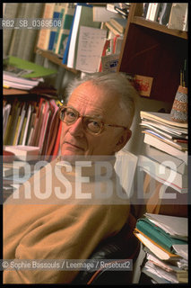 Portrait of Alain Touraine le 7 janvier 1999  ©Sophie Bassouls/Leemage/Rosebud2