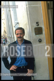 Portrait of Jean-Marie (Jean-Marie) Laclavetine le 16 juin 1999  ©Sophie Bassouls/Leemage/Rosebud2