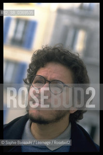 Portrait of Santiago Gamboa le 27 octobre 1999  ©Sophie Bassouls/Leemage/Rosebud2