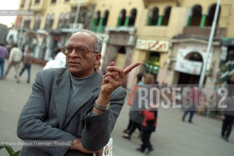 Portrait of Gamal El-Ghitany (ElGhitany ou El Ghitany) le 26 fevrier 1998  ©Sophie Bassouls/Leemage/Rosebud2