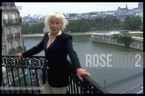 Portrait of Claude Sarraute le 5 juillet 1998  ©Sophie Bassouls/Leemage/Rosebud2