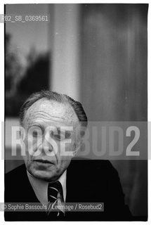 Portrait of Adolfo Bioy-Casares (Bioy Casares), le 22 mai 1975  ©Sophie Bassouls/Leemage/Rosebud2