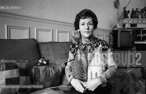 Portrait of Dominique Desanti, le 31 decembre 1974  ©Sophie Bassouls/Leemage/Rosebud2