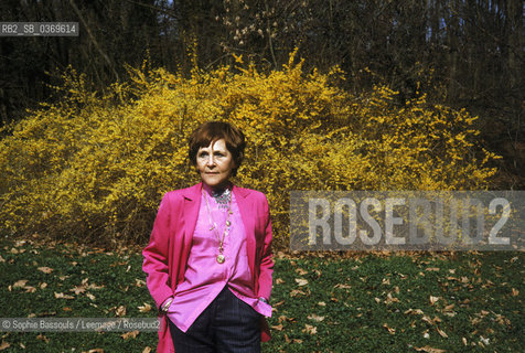 Portrait of Dominique Desanti, le 24 juin 1984, Saint-Arnoult-en-Yvelines, France  ©Sophie Bassouls/Leemage/Rosebud2