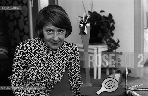 Portrait of Gisele Prassinos, le 24 septembre 1975  ©Sophie Bassouls/Leemage/Rosebud2