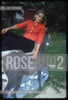 Portrait of Marie Nimier, le 13 septembre 1985  ©Sophie Bassouls/Leemage/Rosebud2