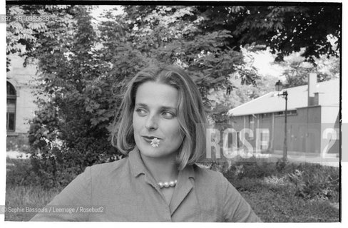 Portrait of Marie Nimier, le 13 septembre 1985  ©Sophie Bassouls/Leemage/Rosebud2