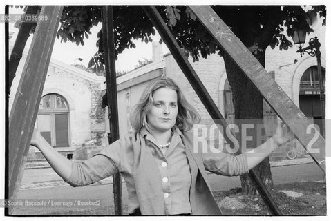 Portrait of Marie Nimier, le 13 septembre 1985  ©Sophie Bassouls/Leemage/Rosebud2