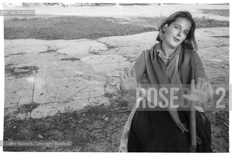 Portrait of Marie Nimier, le 13 septembre 1985  ©Sophie Bassouls/Leemage/Rosebud2