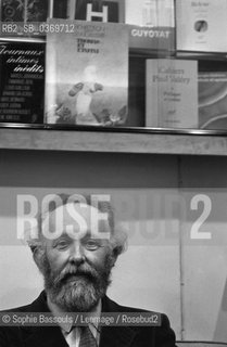 Portrait of Jacques de Bourbon-Busset (Bourbon Busset), le 1 fevrier 1987  ©Sophie Bassouls/Leemage/Rosebud2