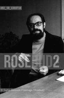 Portrait of Denis Langlois, le 5 fevrier 1976  ©Sophie Bassouls/Leemage/Rosebud2