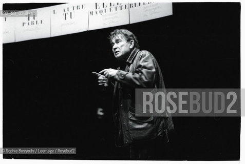 Portrait of Armand Gatti, le 24 juin 1985  ©Sophie Bassouls/Leemage/Rosebud2