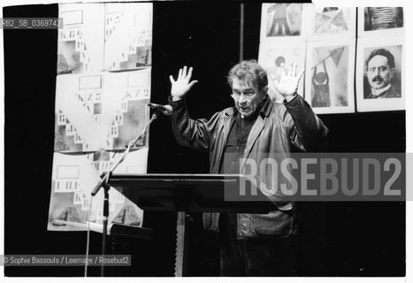 Portrait of Armand Gatti, le 24 juin 1985  ©Sophie Bassouls/Leemage/Rosebud2