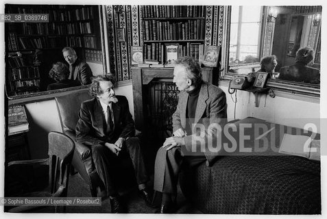 Portrait of Claude Roy, le 13 mars 1976  ©Sophie Bassouls/Leemage/Rosebud2