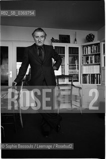 Portrait of Jean Duvignaud, le 1 avril 1976  ©Sophie Bassouls/Leemage/Rosebud2